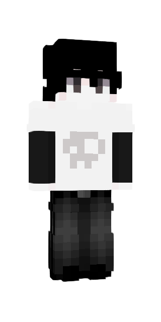 Monochrome Slim #036c Minecraft skin avatar