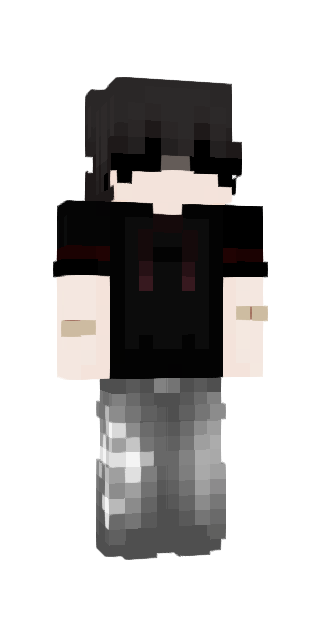 Black Slim #03e8 Minecraft skin avatar
