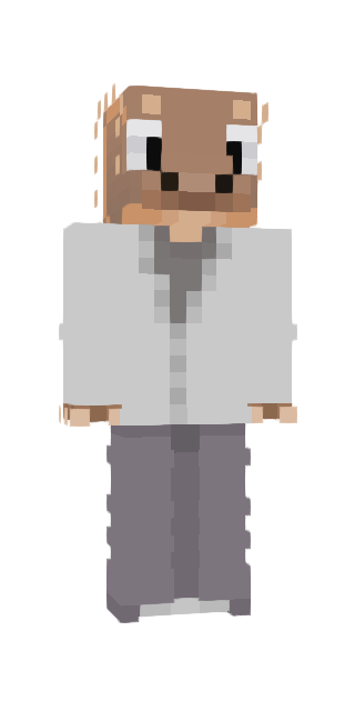 Monochrome Slim #0ae4 Minecraft skin avatar