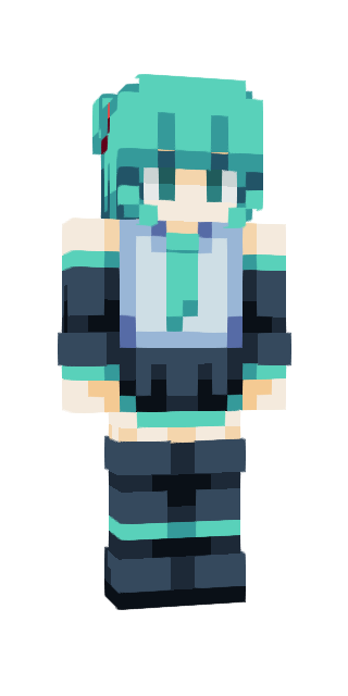 Colorful Slim #0cb8 Minecraft skin avatar