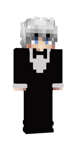 Black Slim #0e28 Minecraft skin avatar