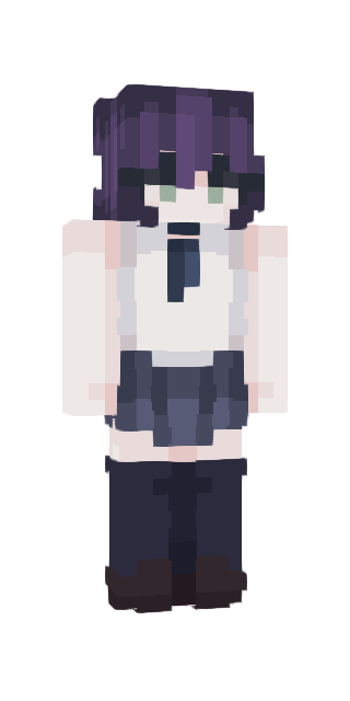 Black Slim #0e73 Minecraft skin avatar
