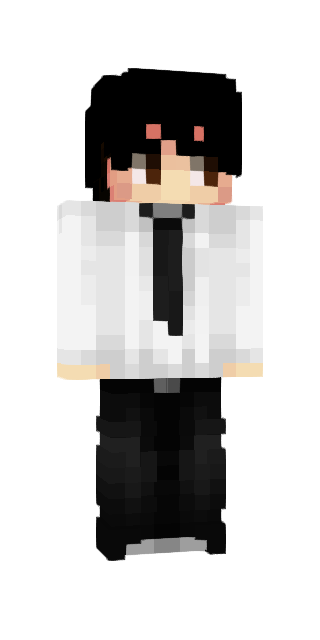 Monochrome Slim #0ffa Minecraft skin avatar