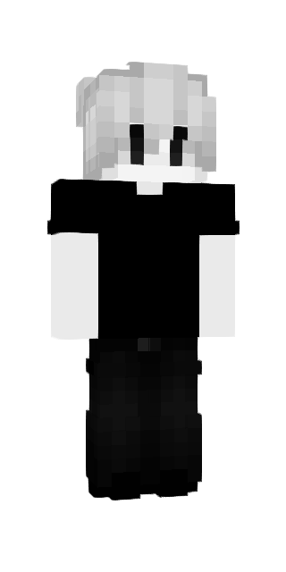 Monochrome Slim #1022 Minecraft skin avatar