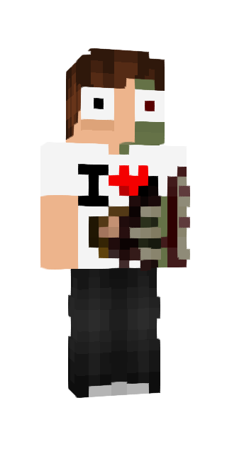 Black Slim #115a Minecraft skin avatar