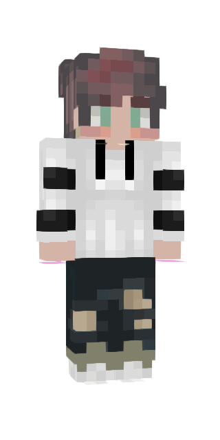 Monochrome Slim #125f Minecraft skin avatar
