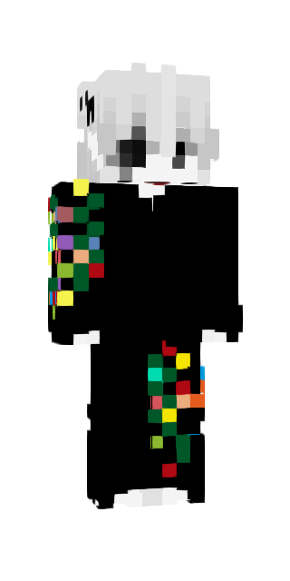 Monochrome Slim #12e2 Minecraft skin avatar
