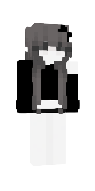 Monochrome Slim #14cf Minecraft skin avatar