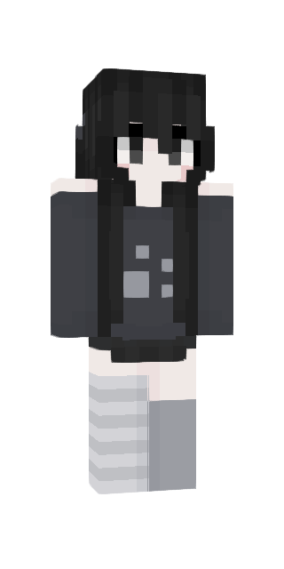 Monochrome Slim #16fa Minecraft skin avatar