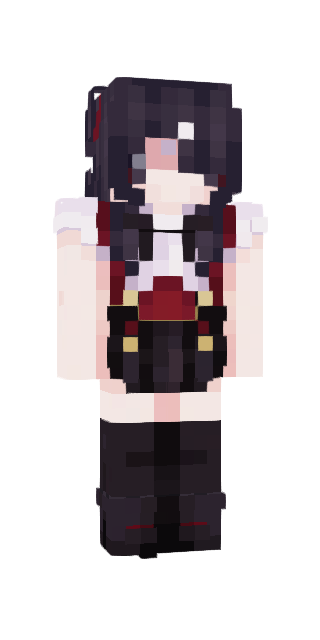 Black Slim #1a29 Minecraft skin avatar