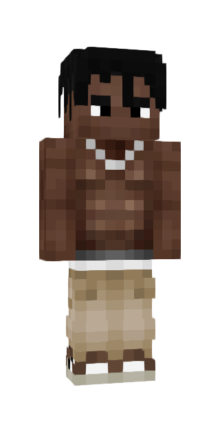 Black Slim #1d39 Minecraft skin avatar