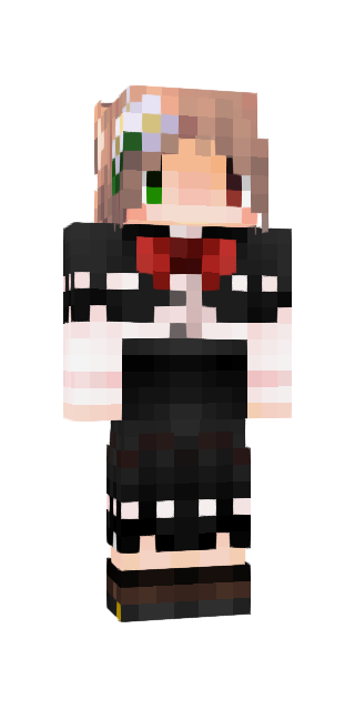 Black Slim #1f03 Minecraft skin avatar