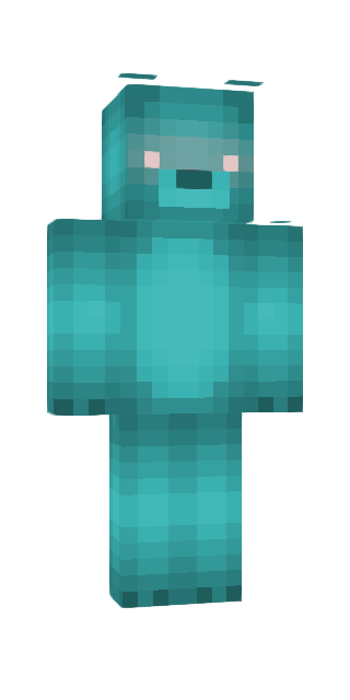 Black Slim #1f45 Minecraft skin avatar