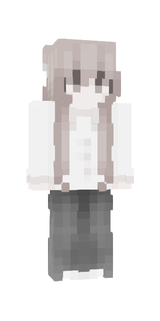Monochrome Slim #2163 Minecraft skin avatar