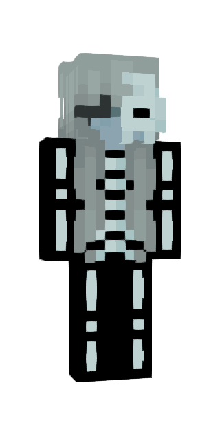 Monochrome Slim #22dd Minecraft skin avatar