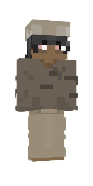 Monochrome Slim #2930 Minecraft skin avatar