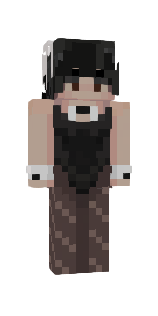 Monochrome Slim #29db Minecraft skin avatar