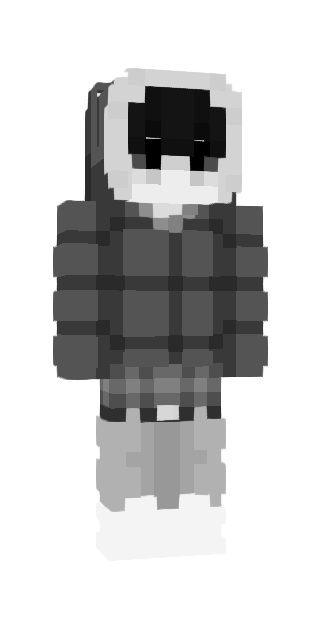 Monochrome Slim #2c31 Minecraft skin avatar