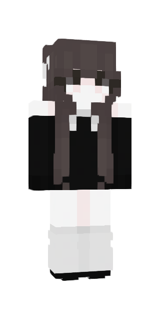 Monochrome Slim #2e1b Minecraft skin avatar