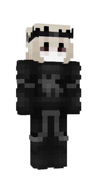Monochrome Slim #303c Minecraft skin avatar