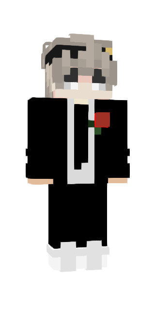 Monochrome Slim #30d2 Minecraft skin avatar