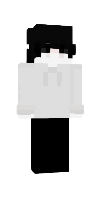 Monochrome Slim #356a Minecraft skin avatar