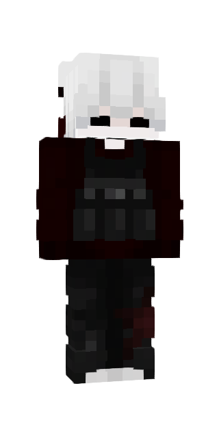 Black Slim #3661 Minecraft skin avatar