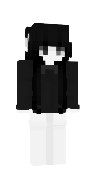 Monochrome Slim #3abb Minecraft skin avatar