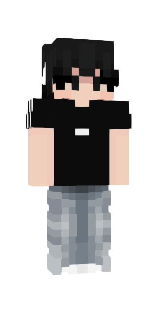 Black Slim #3b4e Minecraft skin avatar
