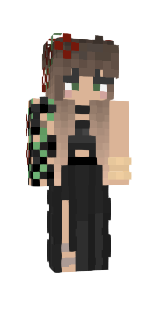 Black Slim #3f82 Minecraft skin avatar