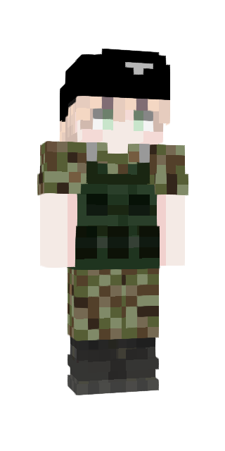 Black Slim #4086 Minecraft skin avatar