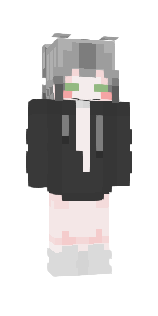 Black Slim #40cb Minecraft skin avatar