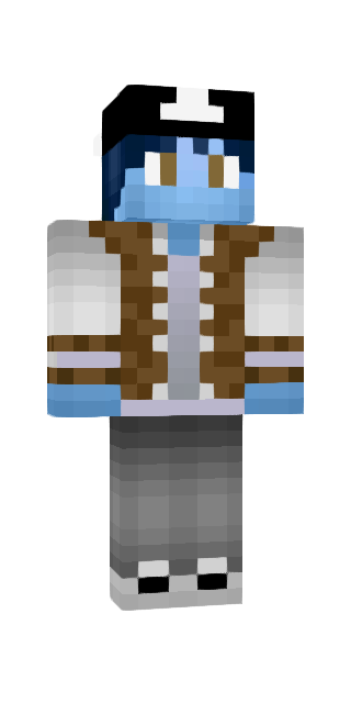 Black Classic #414d Minecraft skin avatar