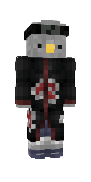 Monochrome Slim #41d4 Minecraft skin avatar