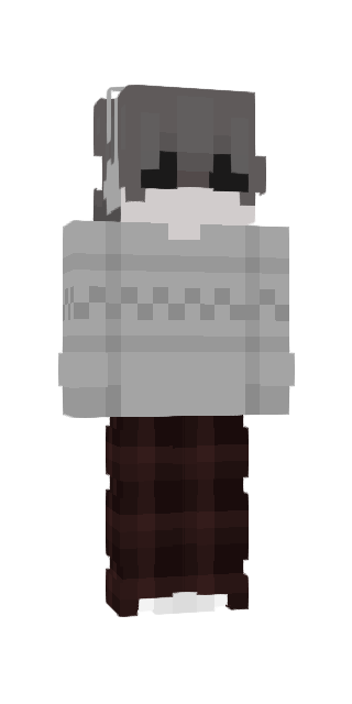 Monochrome Slim #4386 Minecraft skin avatar