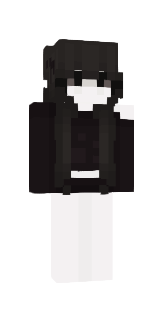 Black Slim #443e Minecraft skin avatar