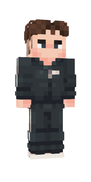 Black Slim #4460 Minecraft skin avatar