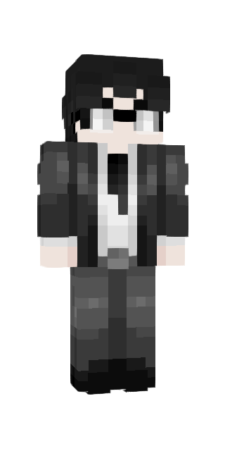 Monochrome Slim #4ab4 Minecraft skin avatar