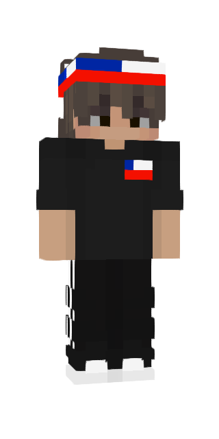 Monochrome Slim #505e Minecraft skin avatar
