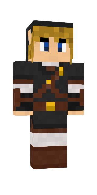 Black Classic #50f6 Minecraft skin avatar