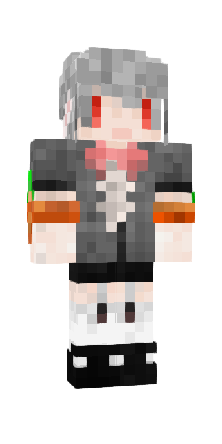 White Classic #51db Minecraft skin avatar