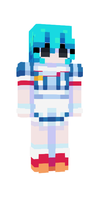 Colorful Slim #5287 Minecraft skin avatar