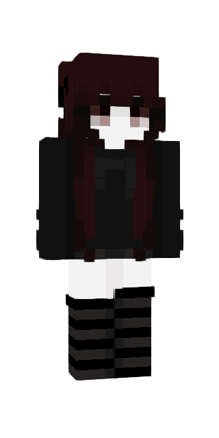 Monochrome Slim #54a5 Minecraft skin avatar