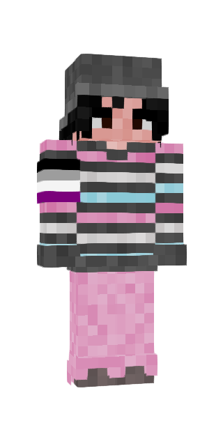 Black Slim #5649 Minecraft skin avatar