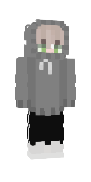 Monochrome Slim #573d Minecraft skin avatar