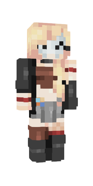 Black Slim #574c Minecraft skin avatar