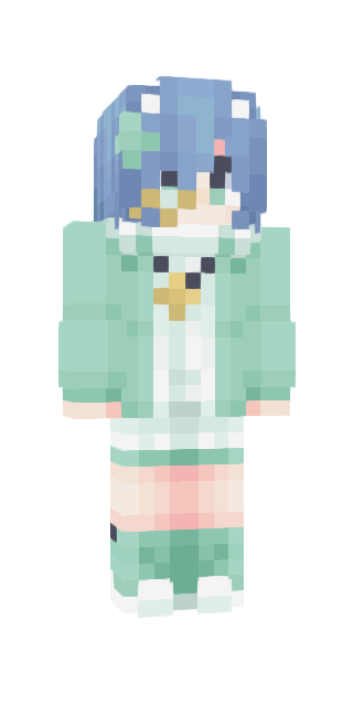 Colorful Slim #5cdb Minecraft skin avatar
