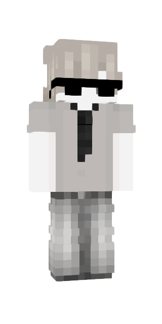 Monochrome Slim #60e9 Minecraft skin avatar