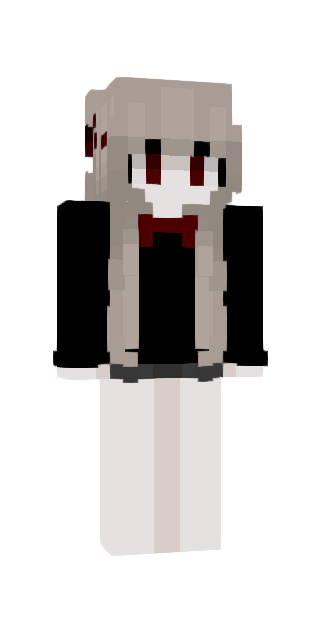 Monochrome Slim #61f2 Minecraft skin avatar