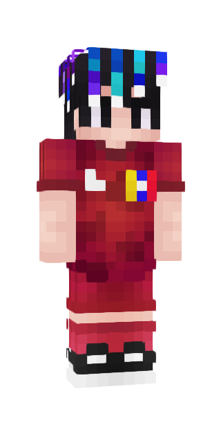 Colorful Slim #62b6 Minecraft skin avatar